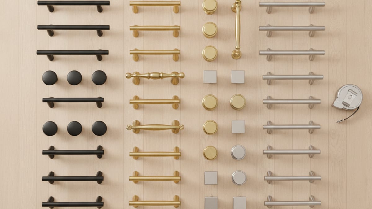 How to Choose Cabinet Hardware and Finishes